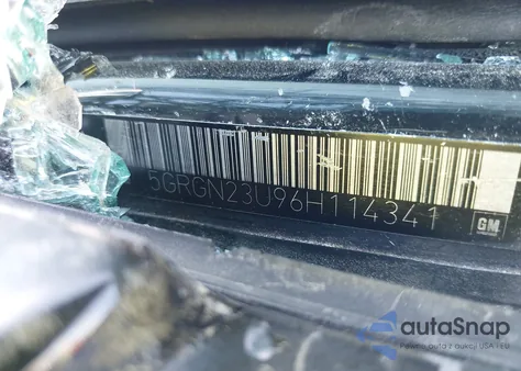 2006 Hummer H2 Suv z USA, uszkodzony, nr VIN 5GRGN23U96H114341